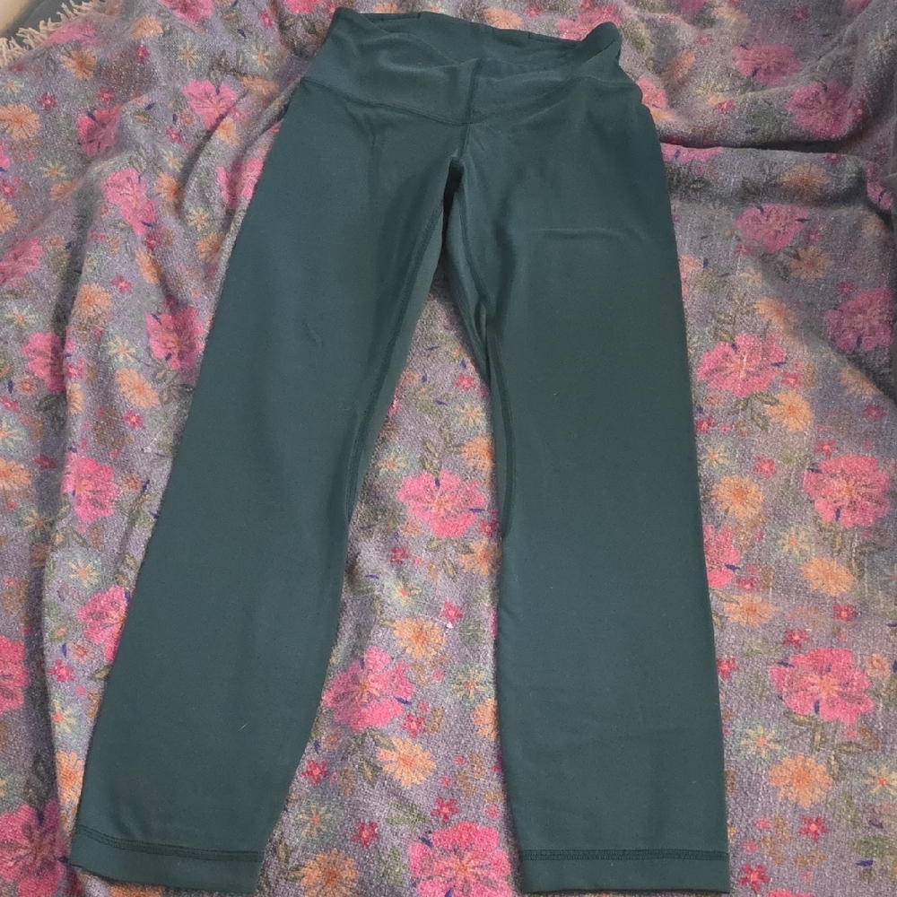 Lululemon Athletica Deep Teal Leggings